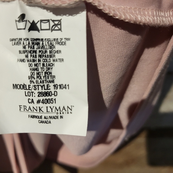 Frank Lyman Elegant Pink Women's Top - Picture 4 of 5
